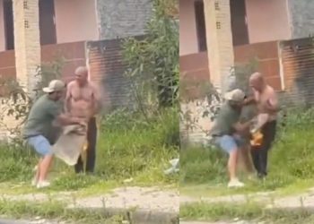 Vídeo: esposa descobre traição e coloca fogo no próprio marido