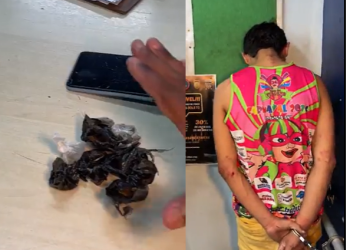 Suposto traf1c@nt3 vai pra cima da PM na abordagem e acaba preso na Redenção