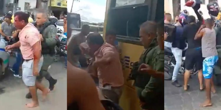 Vídeo mostra colegas de mototaxista m0rto por PM espancand0 o policial