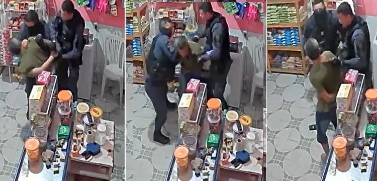 Vídeo: PM rebate comerciante algemado em Manaus e diz que ele é um traficante