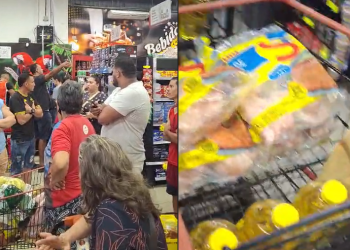 Vídeo: Clientes relatam enganação de supermercado de Manaus que anunciou frango a partir de R$ 5,99