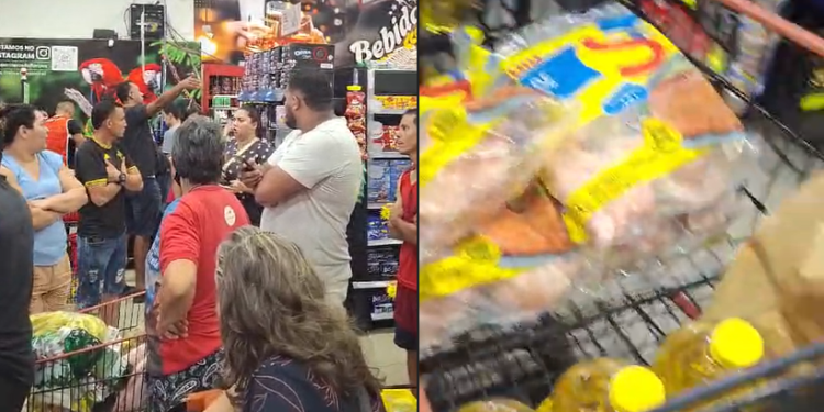 Vídeo: Clientes relatam enganação de supermercado de Manaus que anunciou frango a partir de R$ 5,99