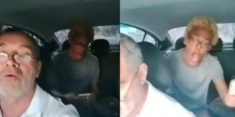 Vídeo: Passageiro dá show, diz que foi agr3dido por motorista e imagens o pegam na mentira