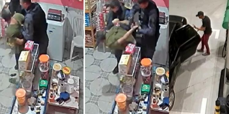 Vídeo: homem que levou carinho da PM em Manaus já foi preso por tráfico e assalto a postos