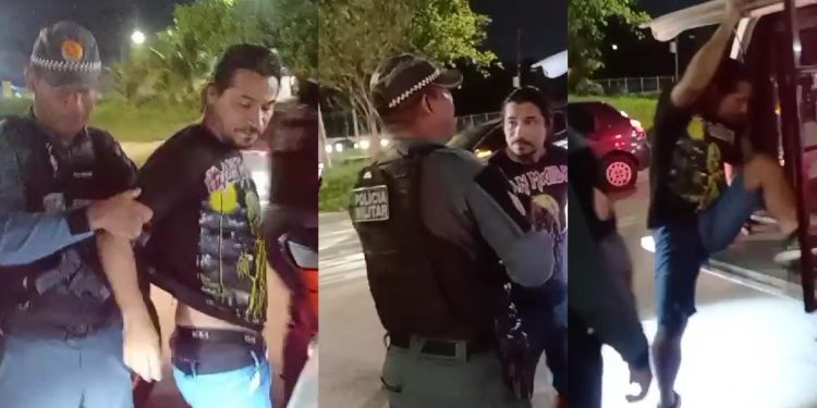 Vídeo: motorista atr0pela e t0ra pé de motoqueiro em Manaus: ‘muito bêbado, nem fica em pé’