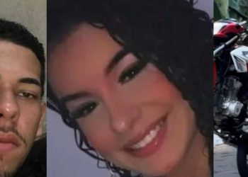 Vídeo: marido empina moto na rua, perde controle e causa m0rte da esposa que estava na garupa