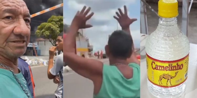 Bar em chamas na rua do Fuxico deixa cachaceiro preocupado: "Será que já queimou os Camelinho?