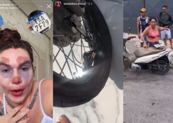 Sereia Lima faz barraco ao ver que os irmãos se envolveram em ac1dente de moto em Manaus; VÍDEO
