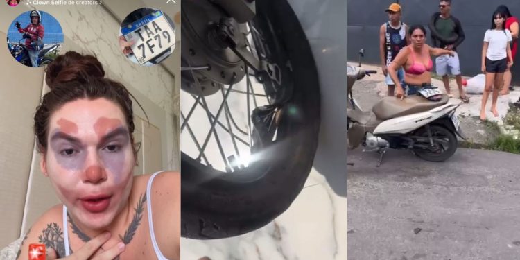 Sereia Lima faz barraco ao ver que os irmãos se envolveram em ac1dente de moto em Manaus; VÍDEO
