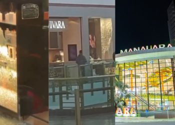 Shopping Manauara volta ao funcionamento normal mesmo após troca de t1r0s de crimin0s0s e policiais