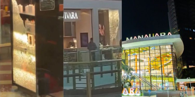 Shopping Manauara volta ao funcionamento normal mesmo após troca de t1r0s de crimin0s0s e policiais