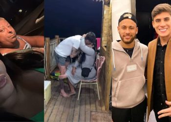 Ex-padrasto de Neymar e assessora de Patixa Teló protagonizam cena 'quente' no Rancho do Maia