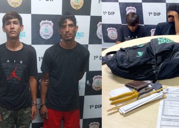 Polícia captura venezuelanos 'Johnangel e Abel' após flagrá-los furt4nd0 fios no Parque 10
