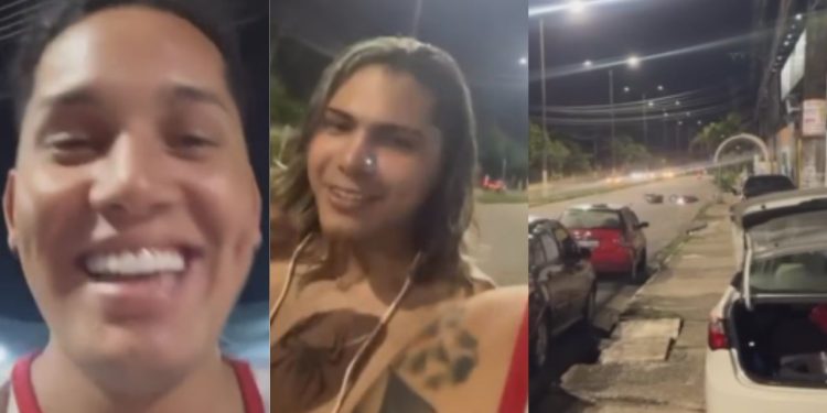 Influenciadores geram polêmica após rirem de motoqueiro que se acident0u em Manaus