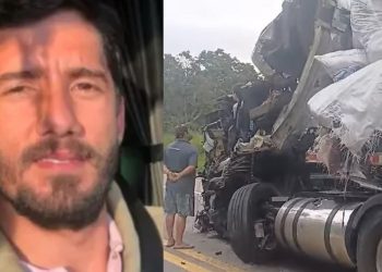 Vídeo: menino de 16 anos dirige carreta, bate e acaba matand0 o próprio pai