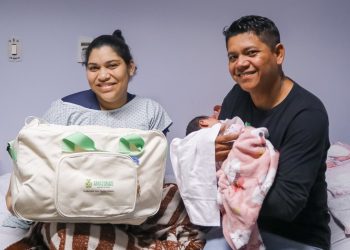 Bella é a primeira bebê nascida em 2025 em Manaus na maternidade Balbina Mestrinho