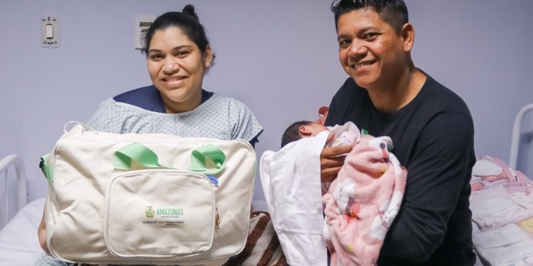 Bella é a primeira bebê nascida em 2025 em Manaus na maternidade Balbina Mestrinho