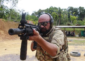 Policiais Civis e Militares preparam tir0 com novos “brinquedinhos” no Amazonas