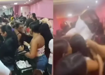 Vídeo: Mulheres sa3m na p0rr@da em loja que anunciou promoção de calc1nha por R$ 0,50