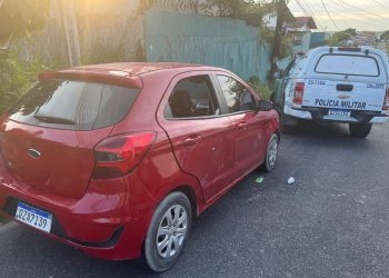 Antes de ser ex3cutad0, homem tentou fugir e abandonou carro na Zona Leste de Manaus