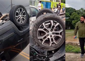 Vídeo: motorista capota Renegade no Distrito Industrial: ‘não sei como estou vivo’