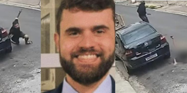 Veja o vídeo do momento em que bandid0 acerta tir0 e matou delegado da PC