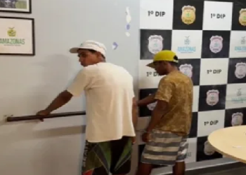 Homem vai preso em Manaus após danificar a tornozeleira eletrônica botando fogo