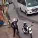 Vídeo mostra motoqueiro mirando @rma para ônibus Executivo no Lírio do Vale; veja