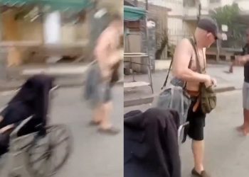 Vídeo: filho empurra mãe de 100 amos m0rta na cadeira de rodas na Zona Norte 