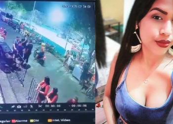 Vídeo mostra grávida sendo at1ng1da por dispar0s em frente de bar no São José; veja