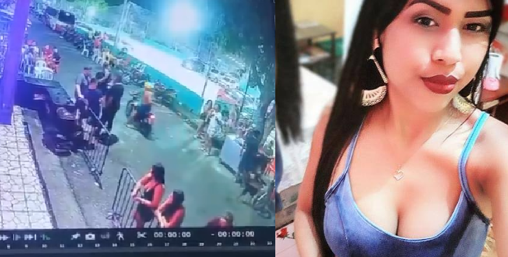 Vídeo mostra grávida sendo at1ng1da por dispar0s em frente de bar no São José; veja