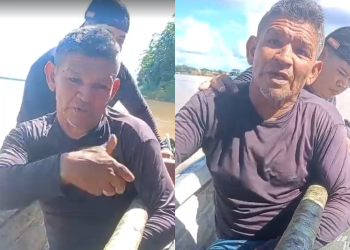 Pescador é m0rd1d0 por jacaré e percorre quatro horas para chegar em Humaitá: ‘Que eu sobreviva’; vídeo