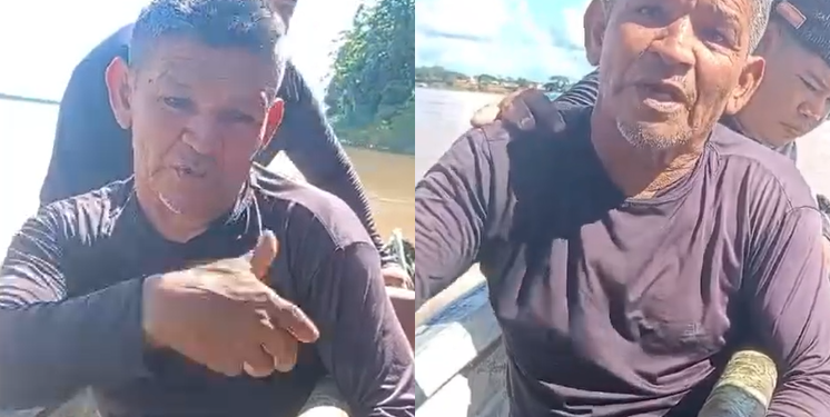 Pescador é m0rd1d0 por jacaré e percorre quatro horas para chegar em Humaitá: ‘Que eu sobreviva’; vídeo