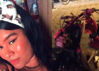 Apaixonada, jovem tenta beijar namorado em moto e m0rr3 após ac1dente em Itacoatiara