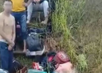 Tronco de árvore submerso faz lancha afundar no interior do Amazonas