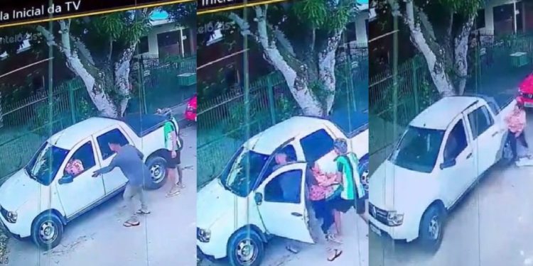 Vídeo: motorista tenta estacionar em Manaus, porém acaba vítima de bandid0s armad0s
