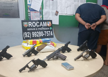 Rocam prende ‘Macaco’, líder do tráf1c0, com dr0gas e @rmas no bairro Alvorada