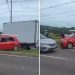 Vídeo: caminhão sem freio atr0pela carros e motos durante blitz em Manaus