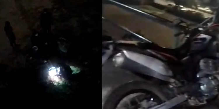 Vídeo: Em alta velocidade, motoqueiro cai de altura de 10 metros e m0rr3 na Cidade Nova