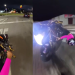 Vídeo: Motoqueira tenta gravar conteúdo para as redes e filma o próprio ac1dent3