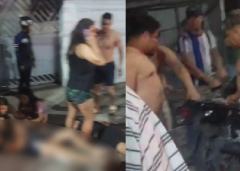 Vídeos: Casal de namorados se arr3ta no grau e se arr3benta na Zona Sul de Manaus