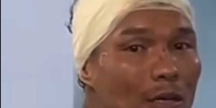 Vídeo: dr0gado quebra a banca de salgados da mãe e leva p0rrada da irmã no Amazonas