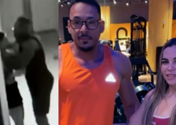 Vídeo: Personal trainer é e$pancad0 após m@tar a esposa e simular su1c1d1o dela