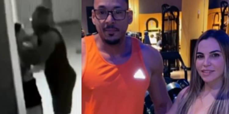 Vídeo: Personal trainer é e$pancad0 após m@tar a esposa e simular su1c1d1o dela