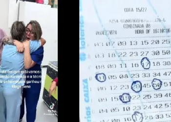 Vídeo: No plantão, mulher descobre que ‘ganhou’ na Mega, mas apostas eram diferentes