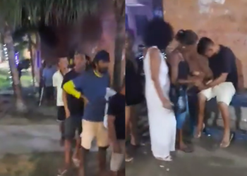 Vídeo: No Réveillon, moradores ficam na ‘fila da dr0ga’ para receberem ‘presente’ dos traf1cant3s