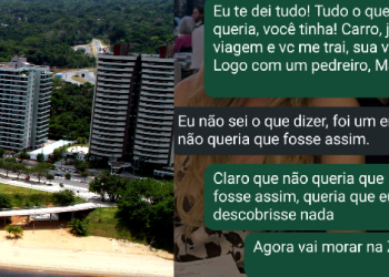 ‘Vai morar na ZL’, diz empresário da Ponta Negra ao descobrir traição da mulher com pedreiro; veja