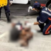 Homem leva bal@ç0 nas mãos após ser pego por cr1m1n0s0s em Manaus