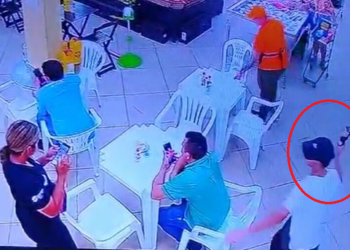 Gerente de supermercado leva golpe de azeite na cabeça ao reprovar jovem em seleção em Manaus