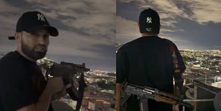 Vídeo: Traf1cant3 ‘BL’ se exibe com fuz1l AK-47 no Rio e ao chegar em Manaus é pr3s0